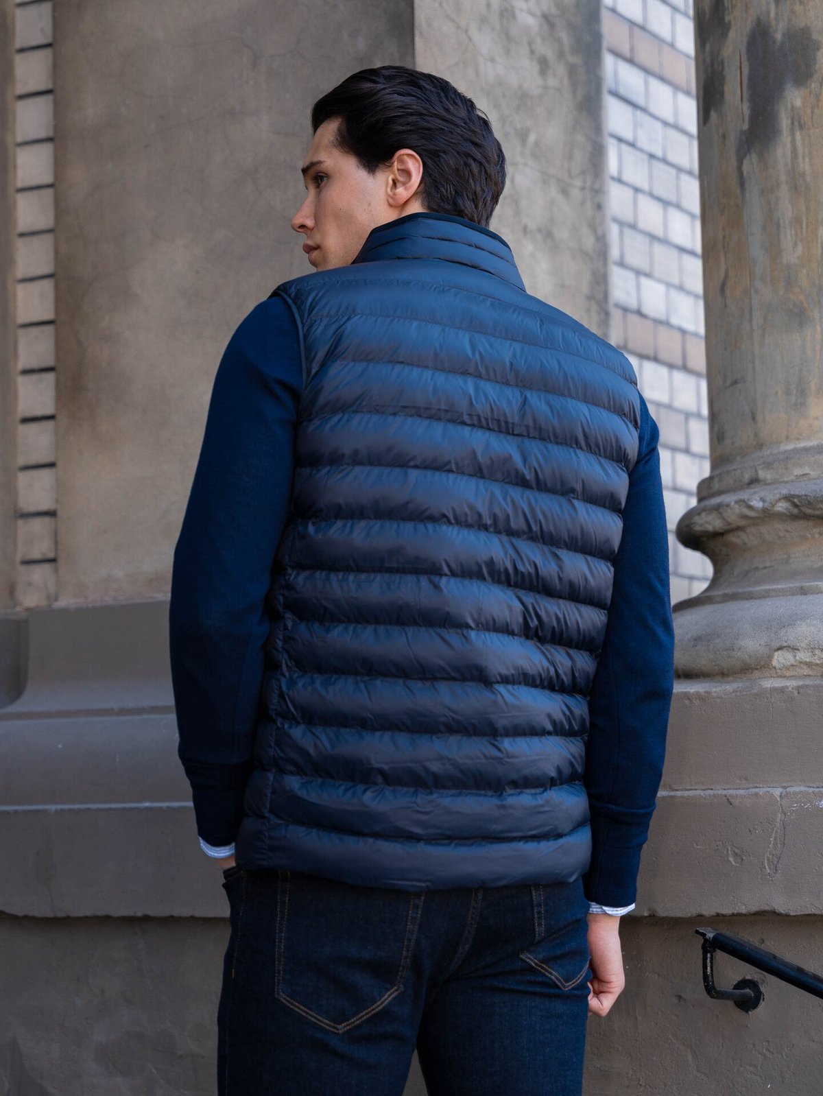 Tommy Hilfiger Core Packable Recycled Vest Navy Blue