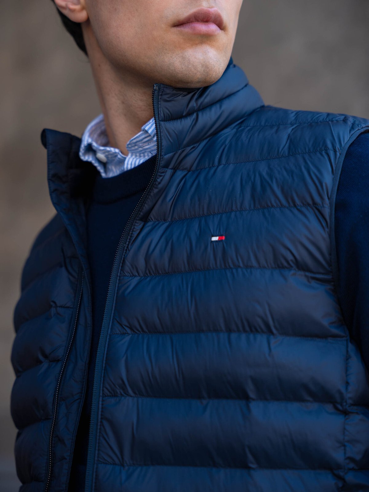 Tommy Hilfiger Core Packable Recycled Vest Navy Blue