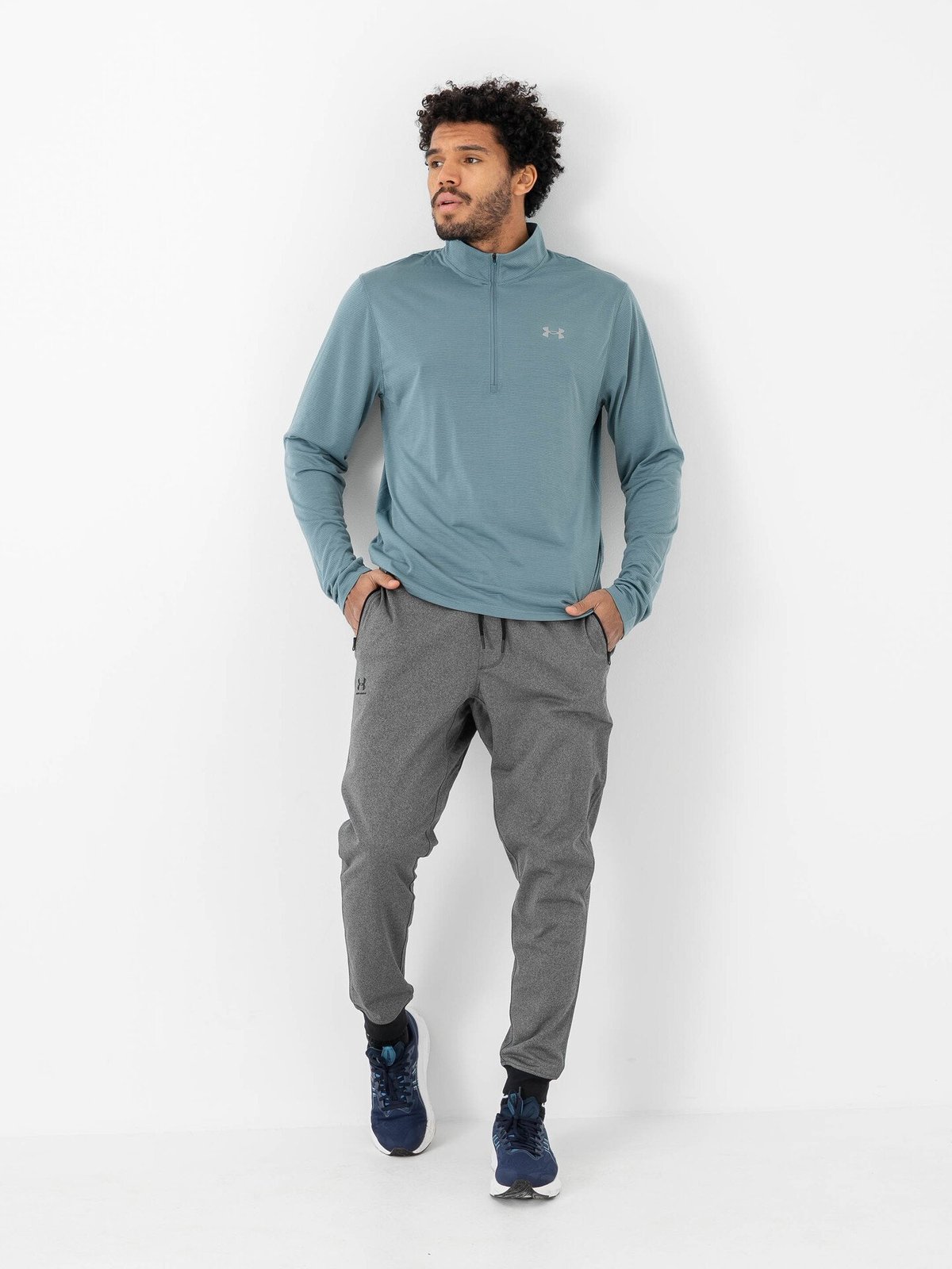 Under Armour Sportstyle Tricot Jogger Carbon Heather / Black