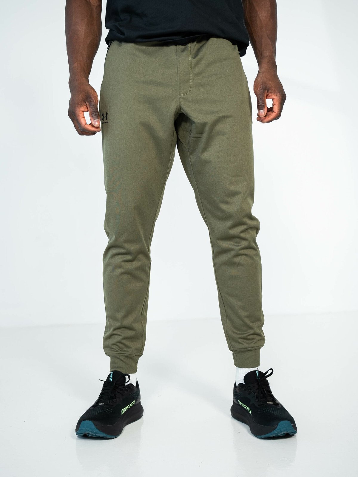 Under Armour Sportstyle Tricot Jogger Marine OD Green / Black