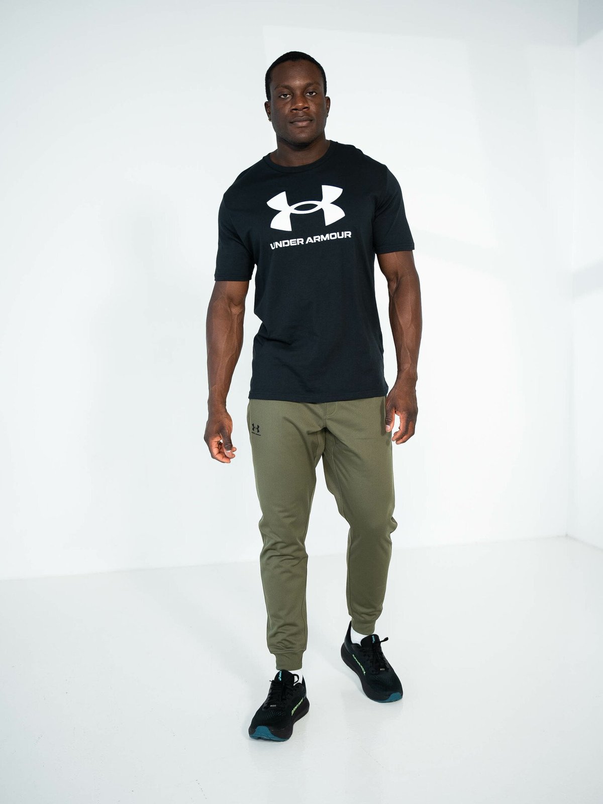 Under Armour Sportstyle Tricot Jogger Marine OD Green / Black