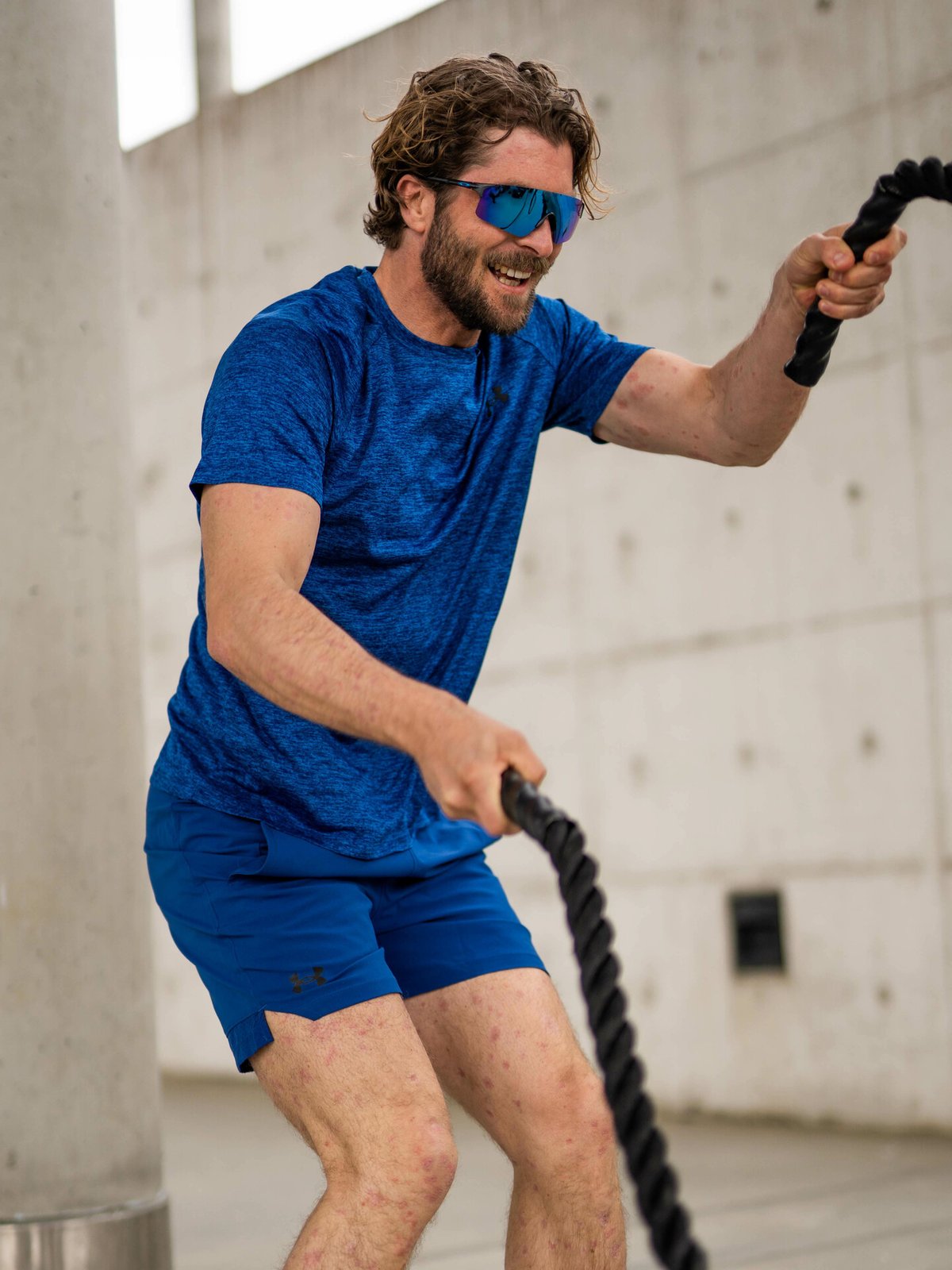 Under Armour UA Tech 2.0 Short Sleeve Tee Blue Mirage / Black