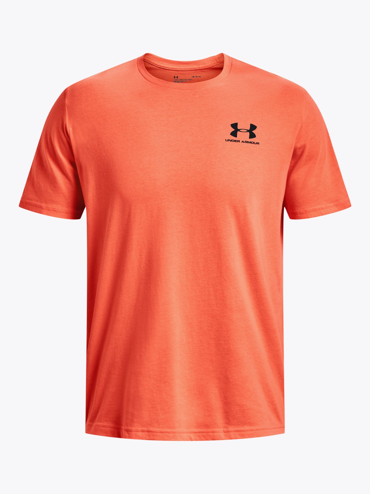 Under Armour Sportstyle Left Chest Short Sleeve Frosted Orange / Black / Black