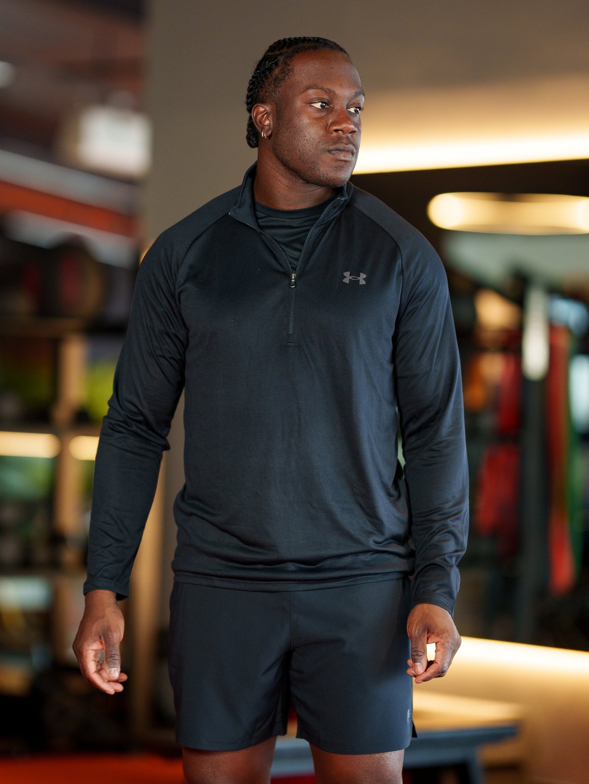 Under Armour UA Tech 2.0 1/2 Zip Black / Charcoal