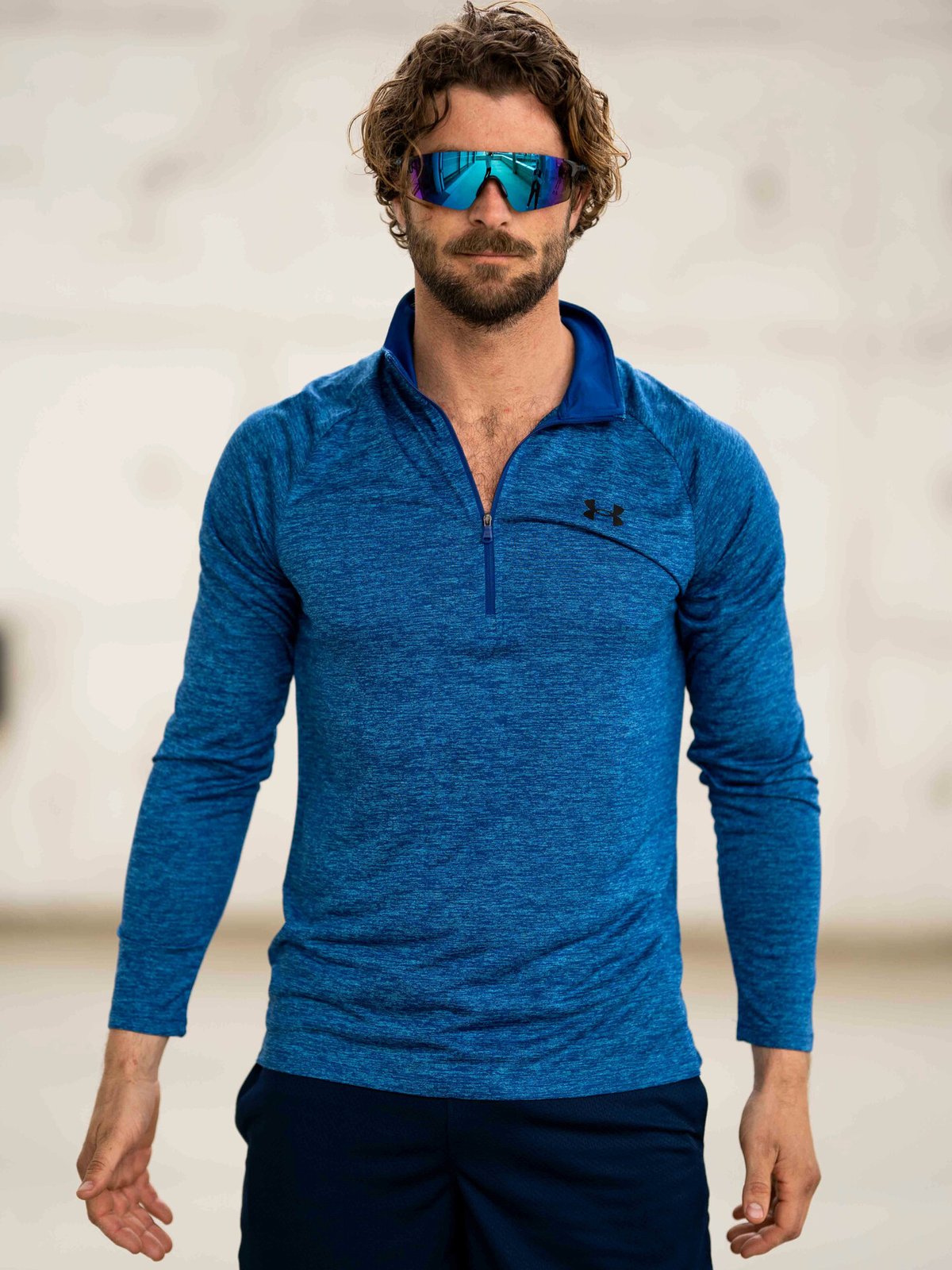 Under Armour UA Tech 2.0 1/2 Zip Blå