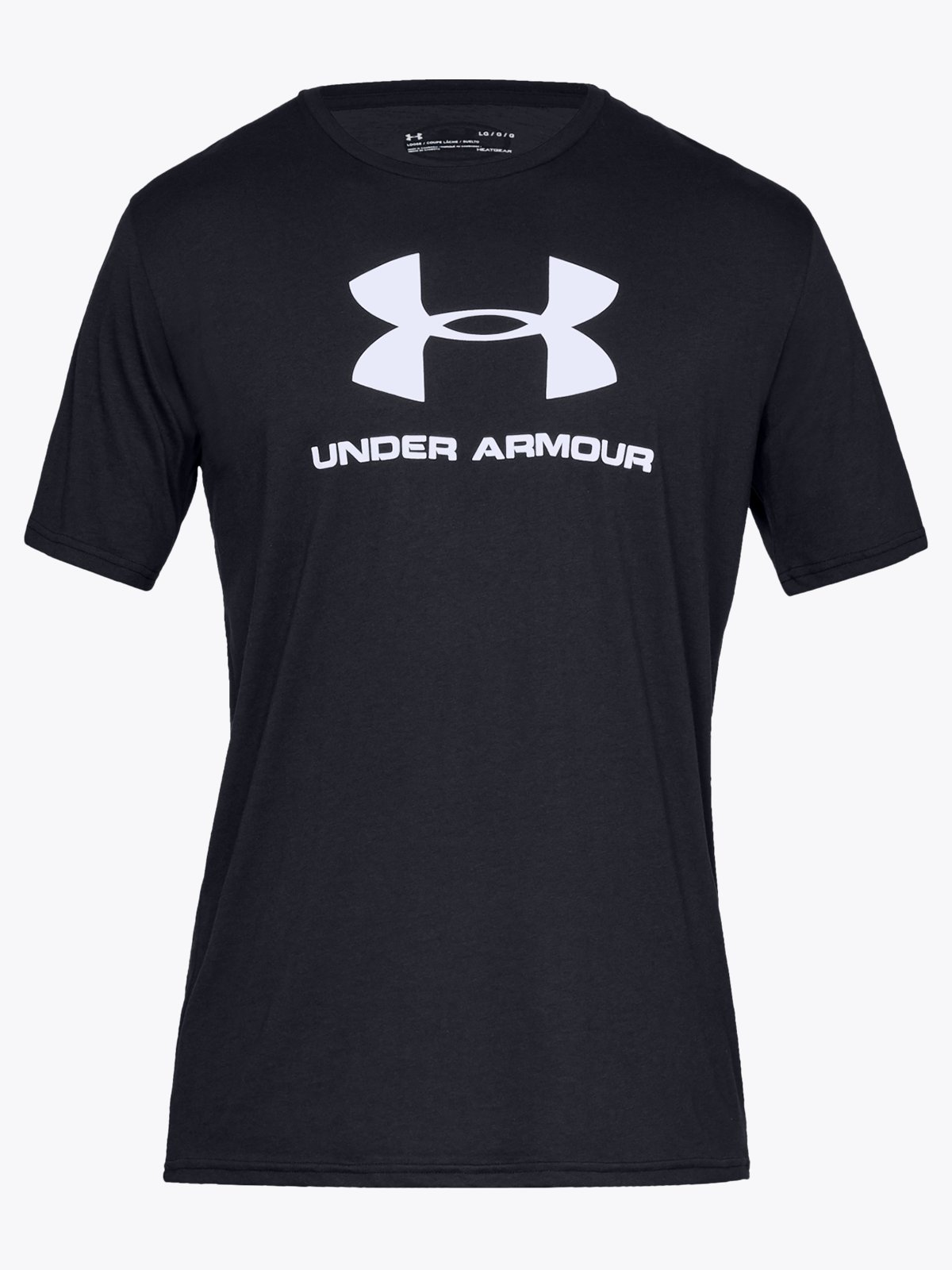 Under Armour UA Sportstyle Logo Short Sleeve Black / White