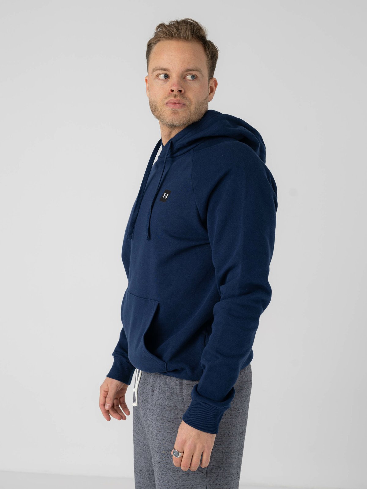 Under Armour Rival Fleece Hoodie Academy / Onyx White