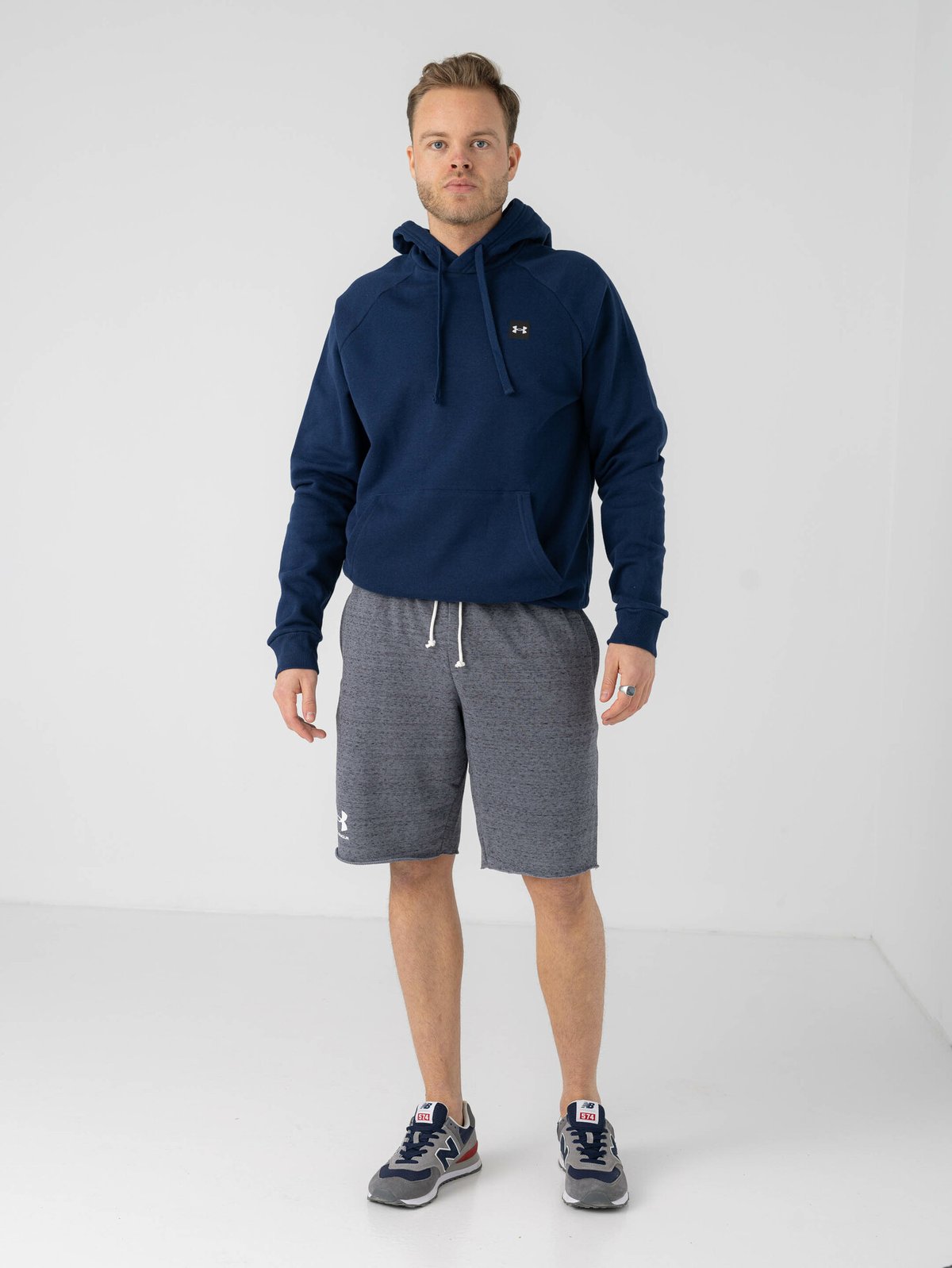 Under Armour Rival Fleece Hoodie Academy / Onyx White