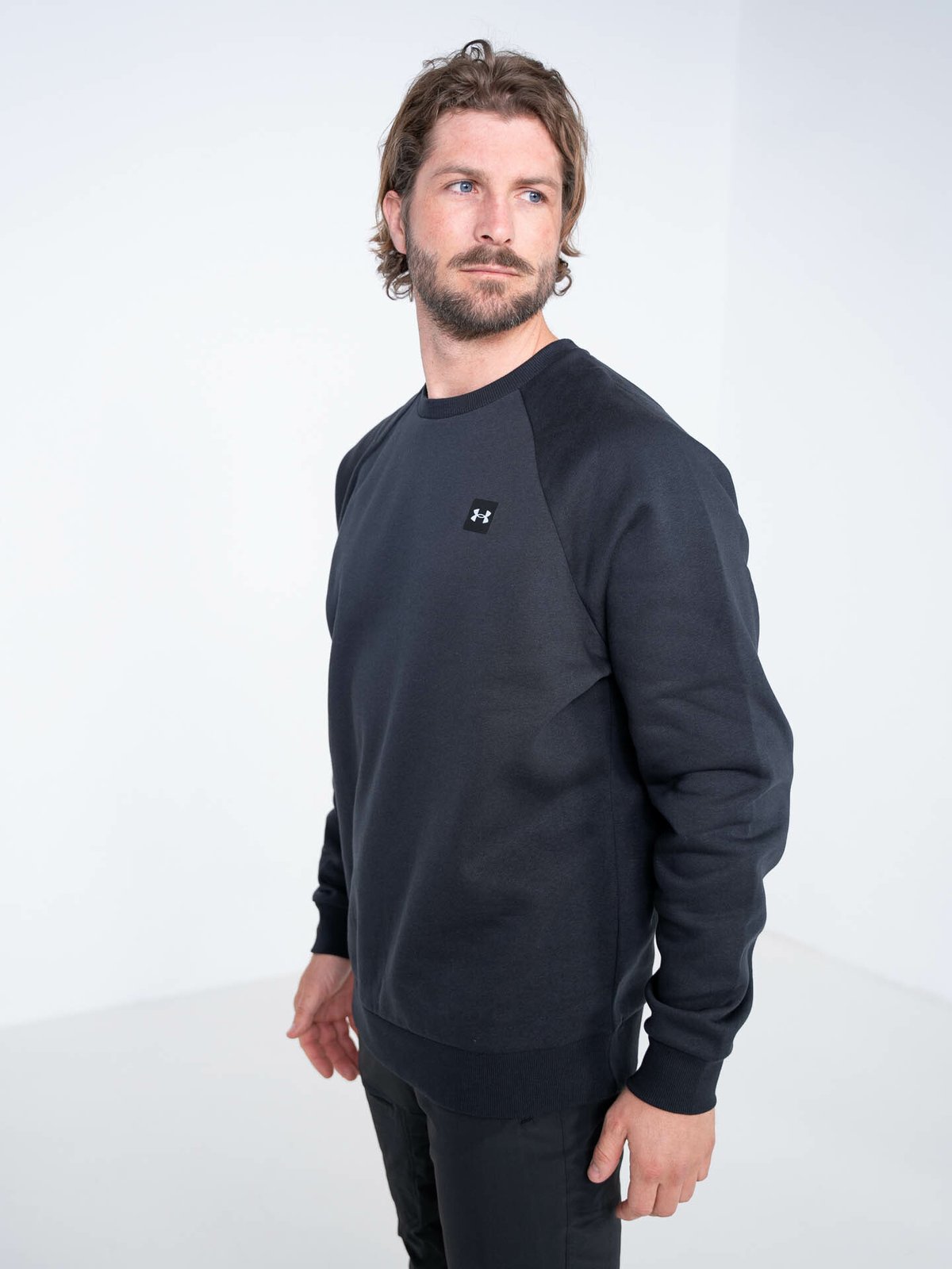 Under Armour Rival Fleece Crew Black / Onyx White