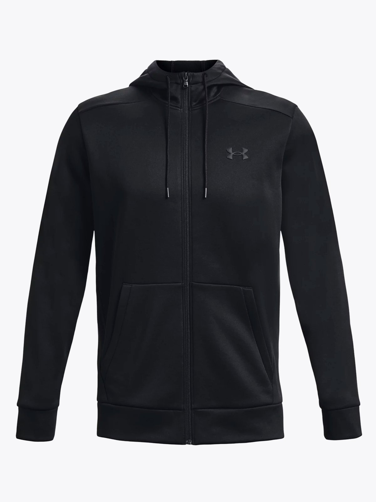Under Armour UA Armour Fleece Full Zip Hoodie Black