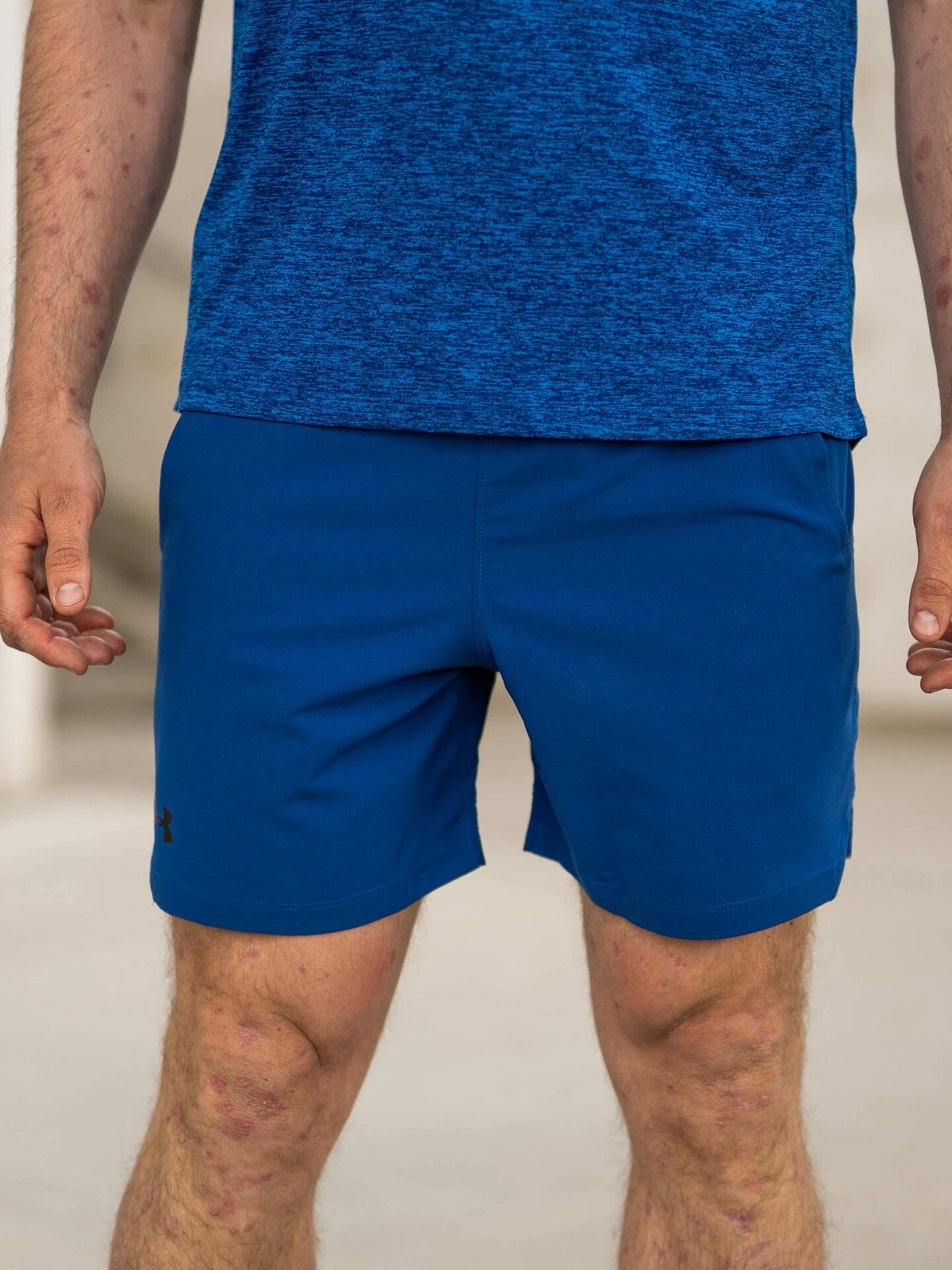 Under Armour Vanish Woven 6in Shorts Blue Mirage / Black