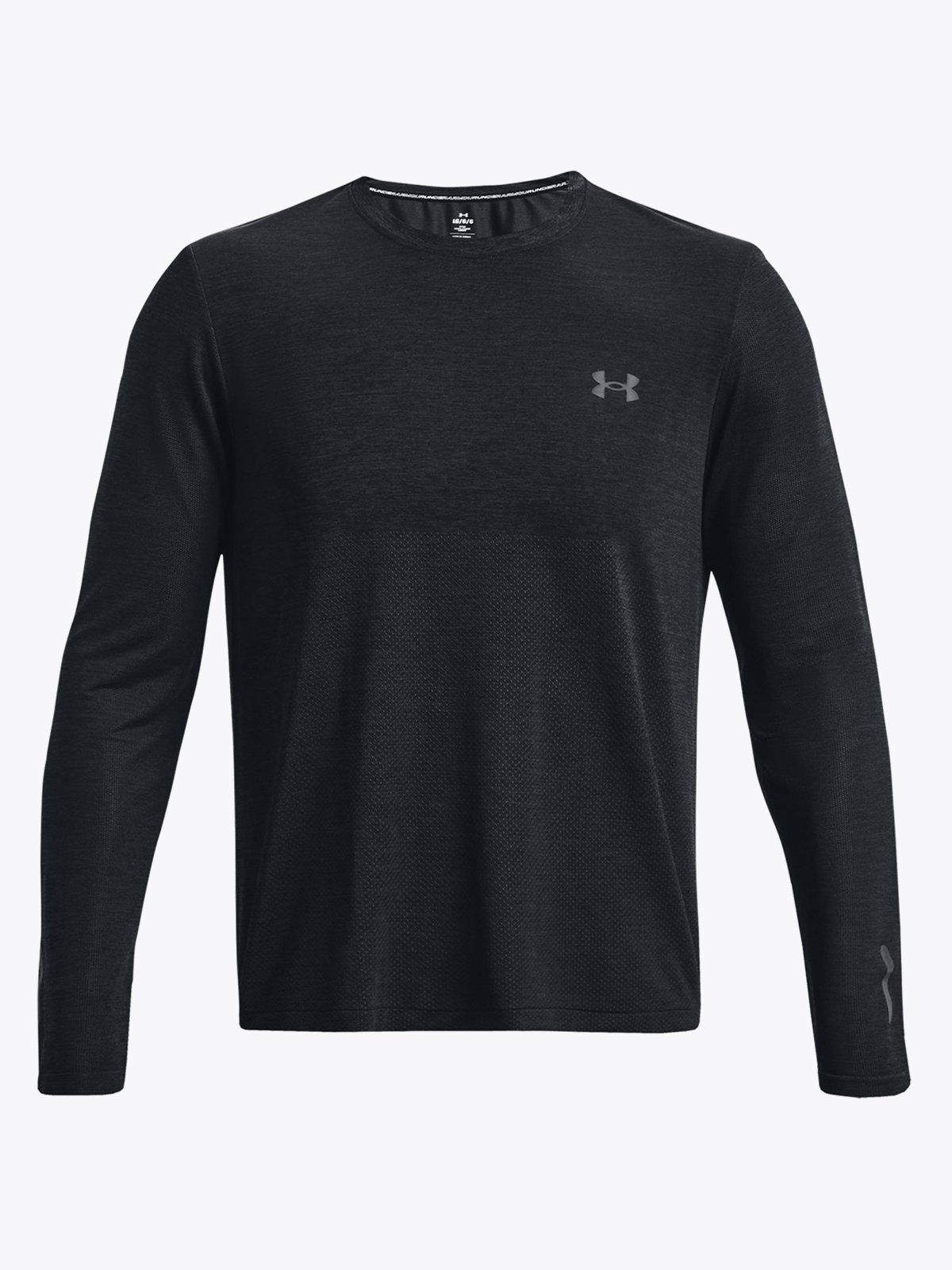 Under Armour Seamless Stride Longsleeve Black / Reflective