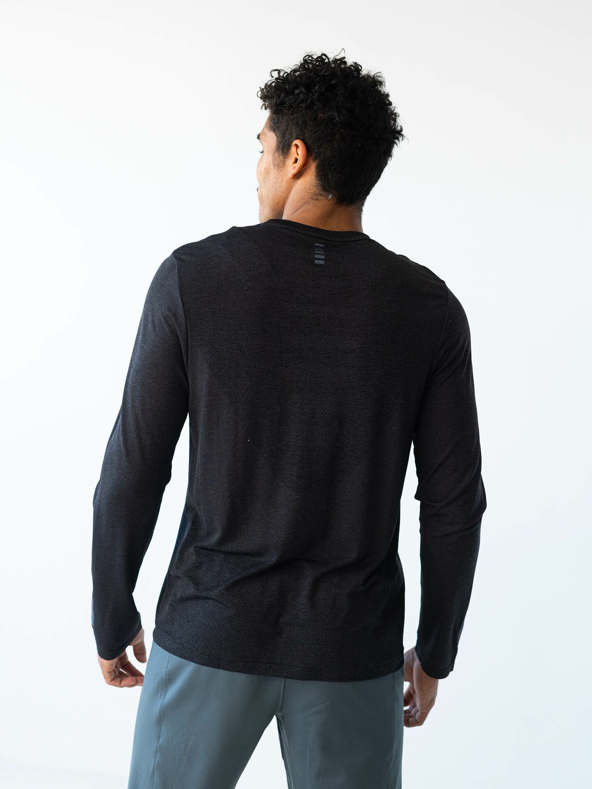 Under Armour Seamless Stride Longsleeve Black / Reflective