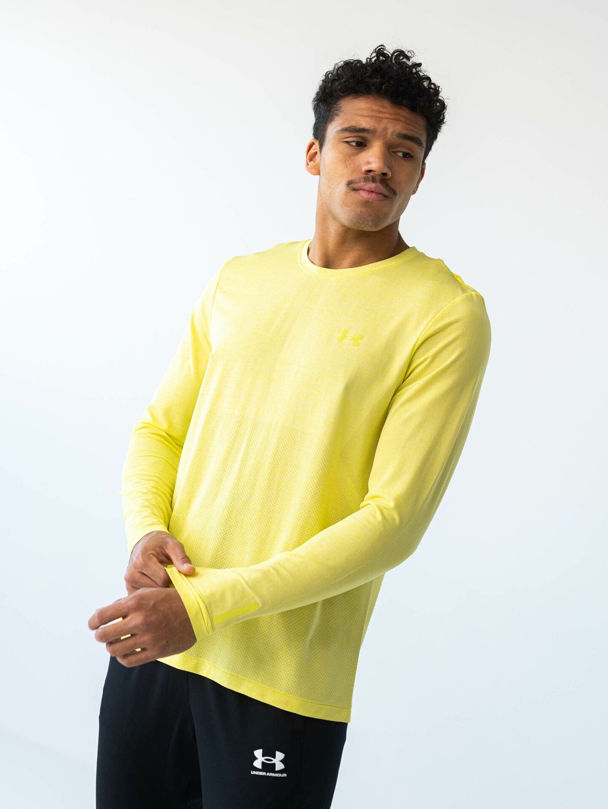 Under Armour Seamless Stride Longsleeve Gul
