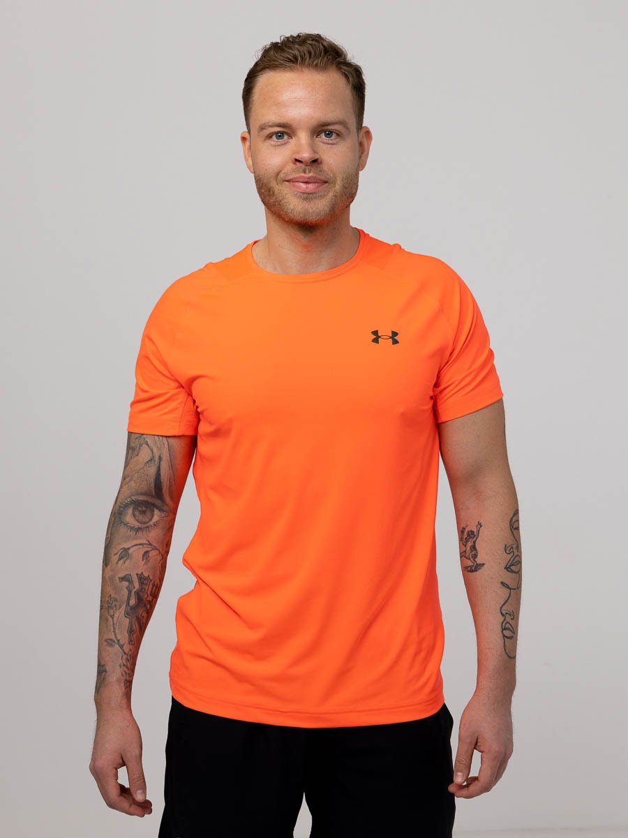 Under Armour Rush Emboss Short Sleeve Tee After Burn / Black