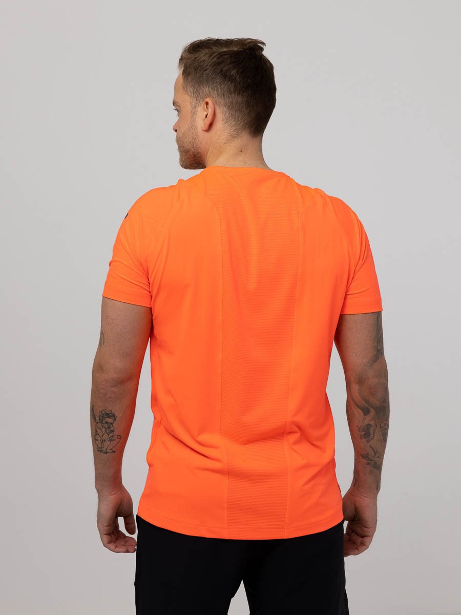 Under Armour Rush Emboss Short Sleeve Tee After Burn / Black