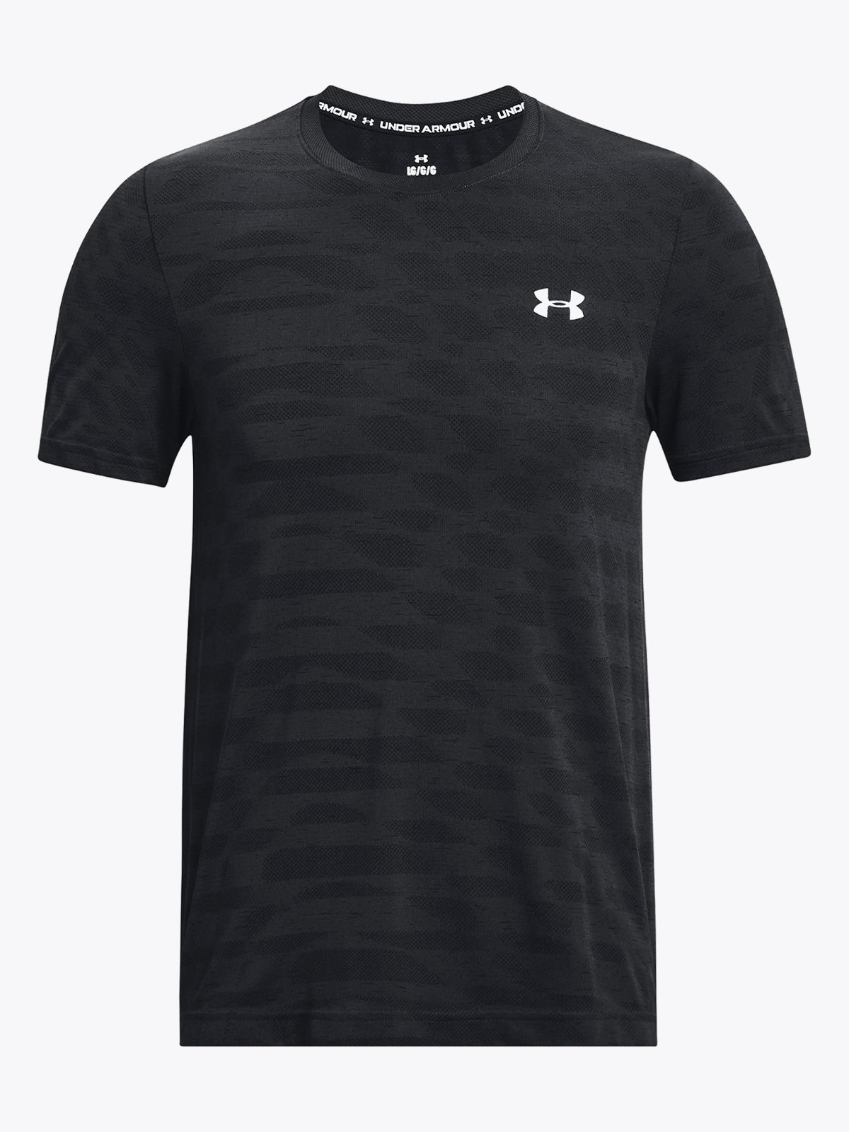 Under Armour Seamless Novelty Short Sleeve Black / Mod Grey