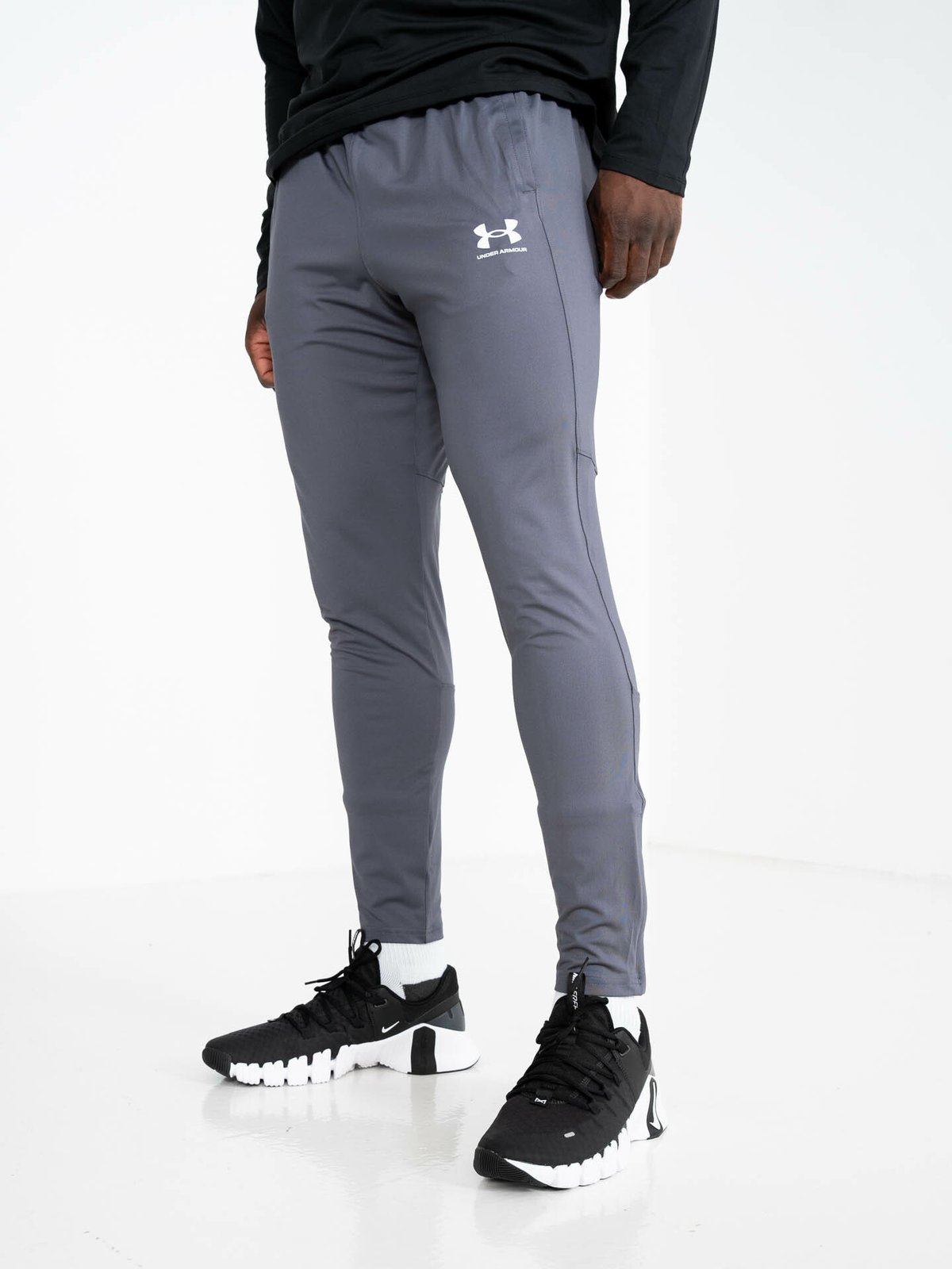 Under Armour Challenger Training Pant 2.0 Castlerock / White