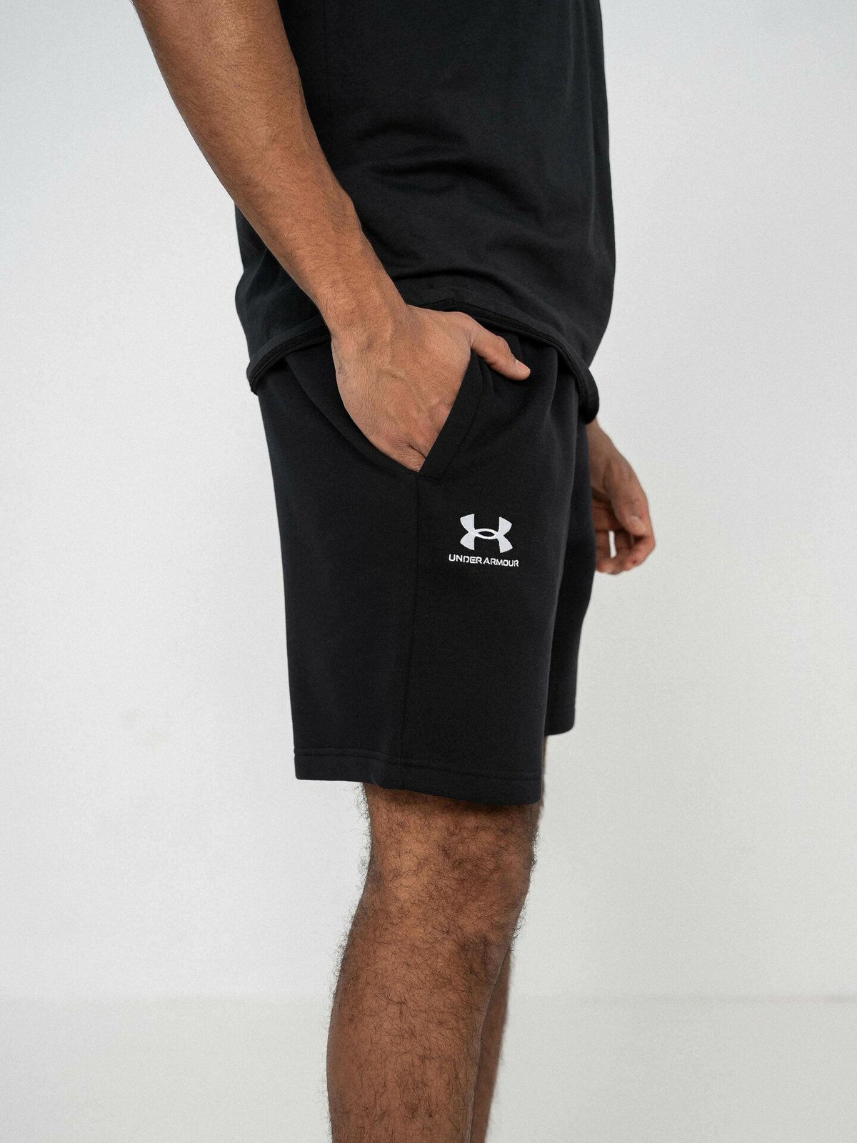 Under Armour Essential Fleece Shorts Black