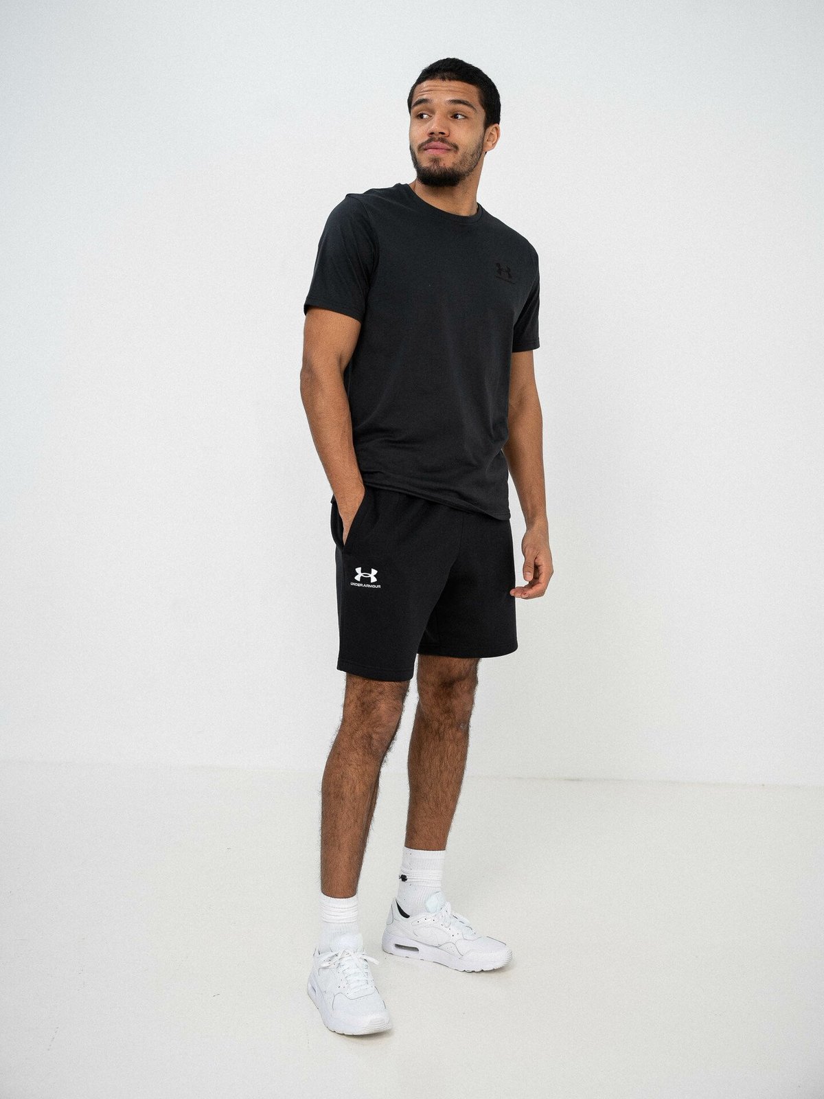 Under Armour Essential Fleece Shorts Black