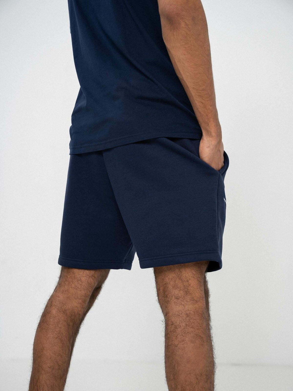 Under Armour Essential Fleece Shorts Midnight Navy / White