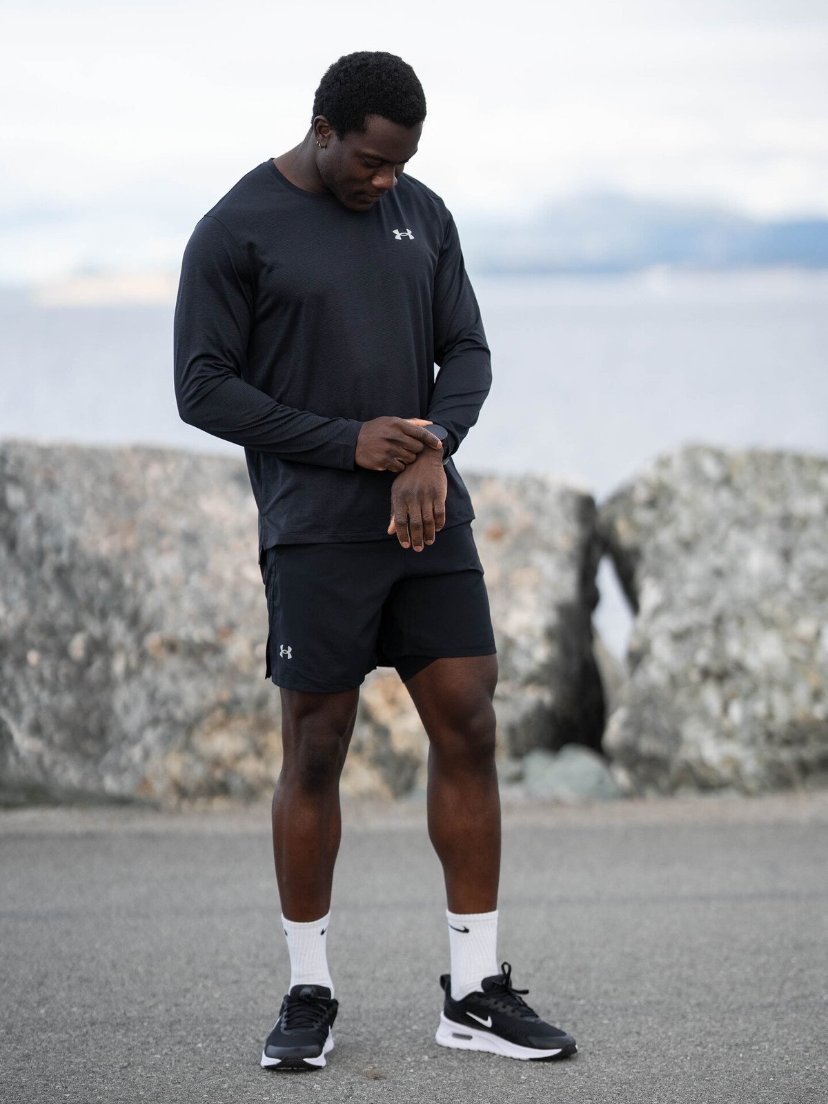 Under Armour Launch Long Sleeve Black / Reflective