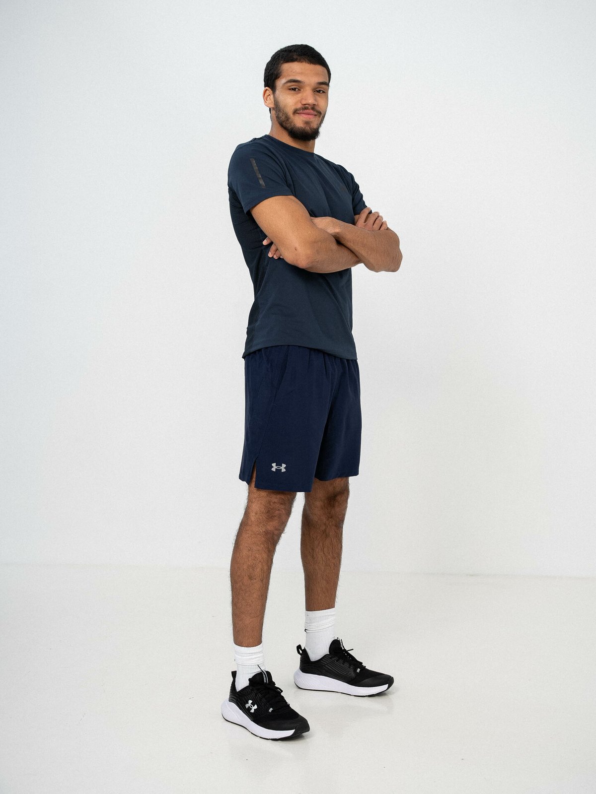 Under Armour Launch 7" Shorts Midnight Navy / Reflective