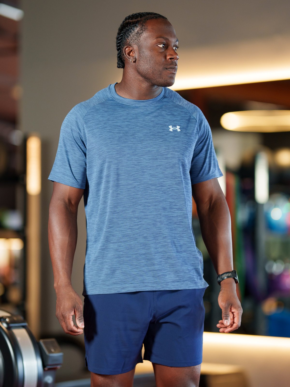 Under Armour Tech Textured Short Sleeve Tee Grå