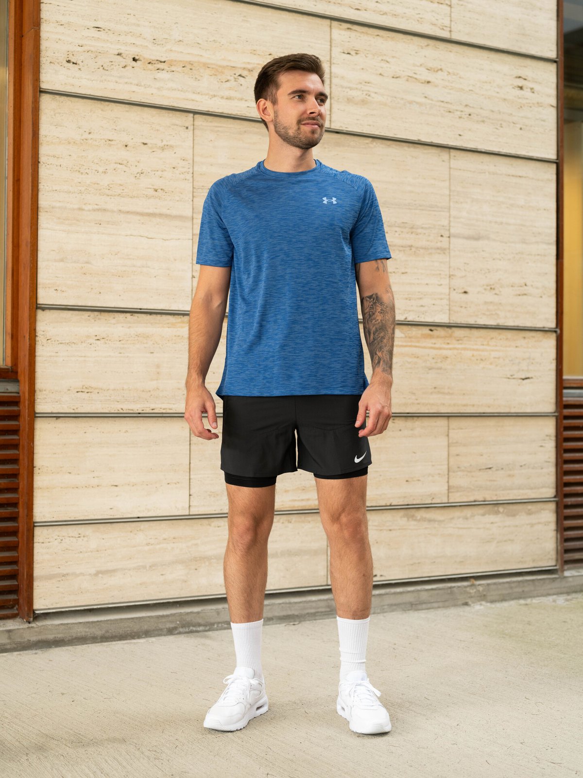 Under Armour Tech Textured Short Sleeve Tee Horizon Blue