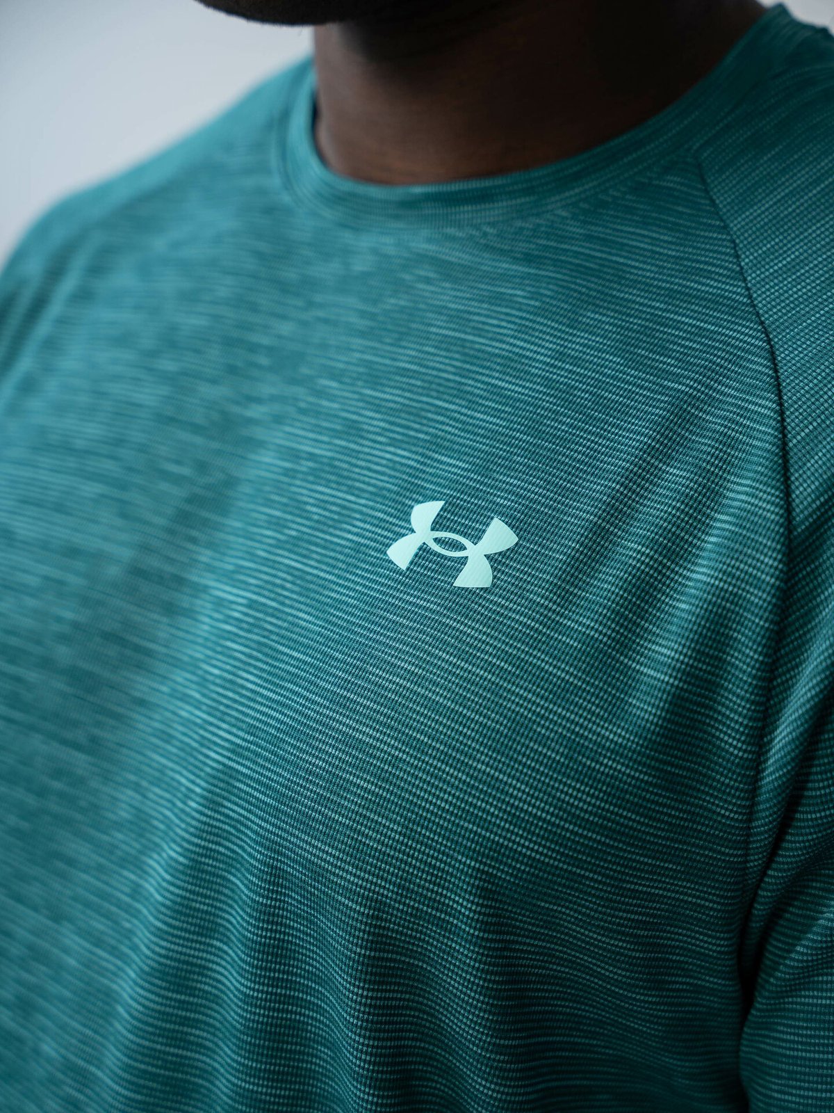 Under Armour Tech Textured Short Sleeve Tee Hydro Teal / Radial Turquoise