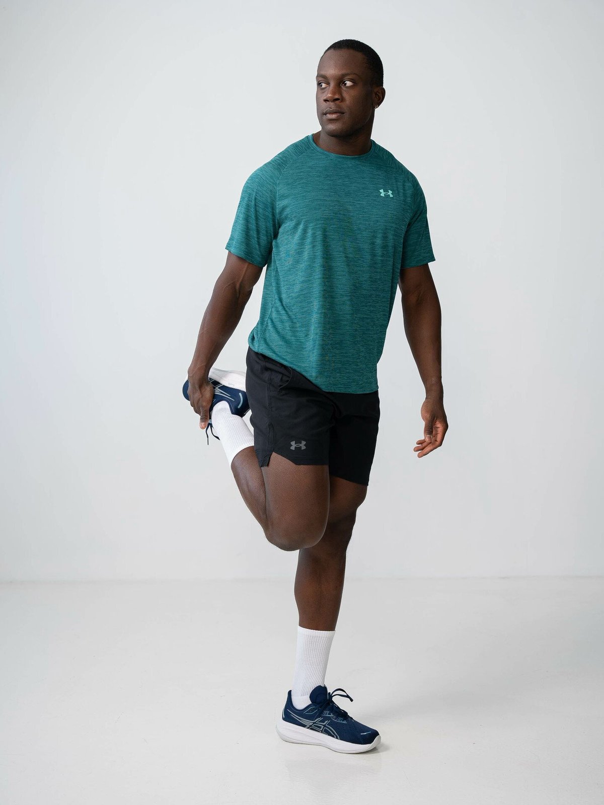 Under Armour Tech Textured Short Sleeve Tee Hydro Teal / Radial Turquoise