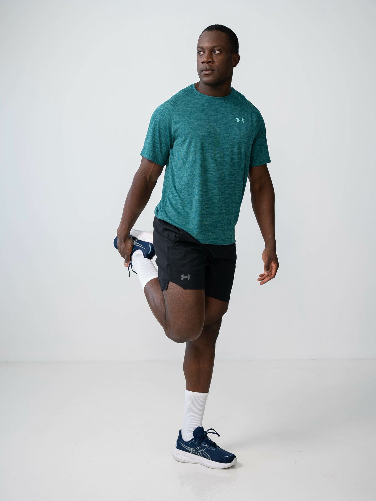 Under Armour Tech Textured Short Sleeve Tee Hydro Teal / Radial Turquoise