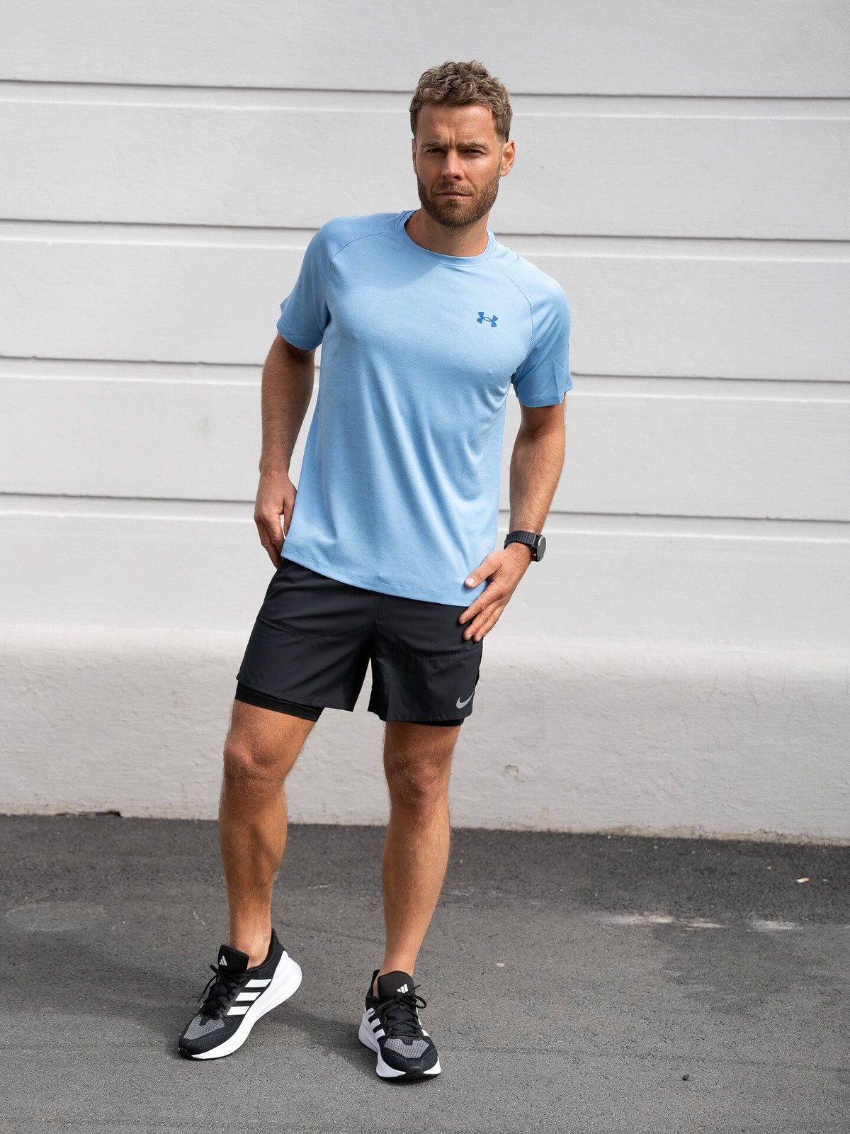 Under Armour Tech Textured Short Sleeve Tee Horizon Blue / Tech Blue