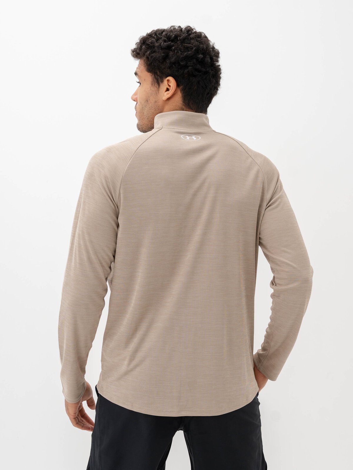 Under Armour Tech Textured 1/2 Zip City Khaki / Khaki Base