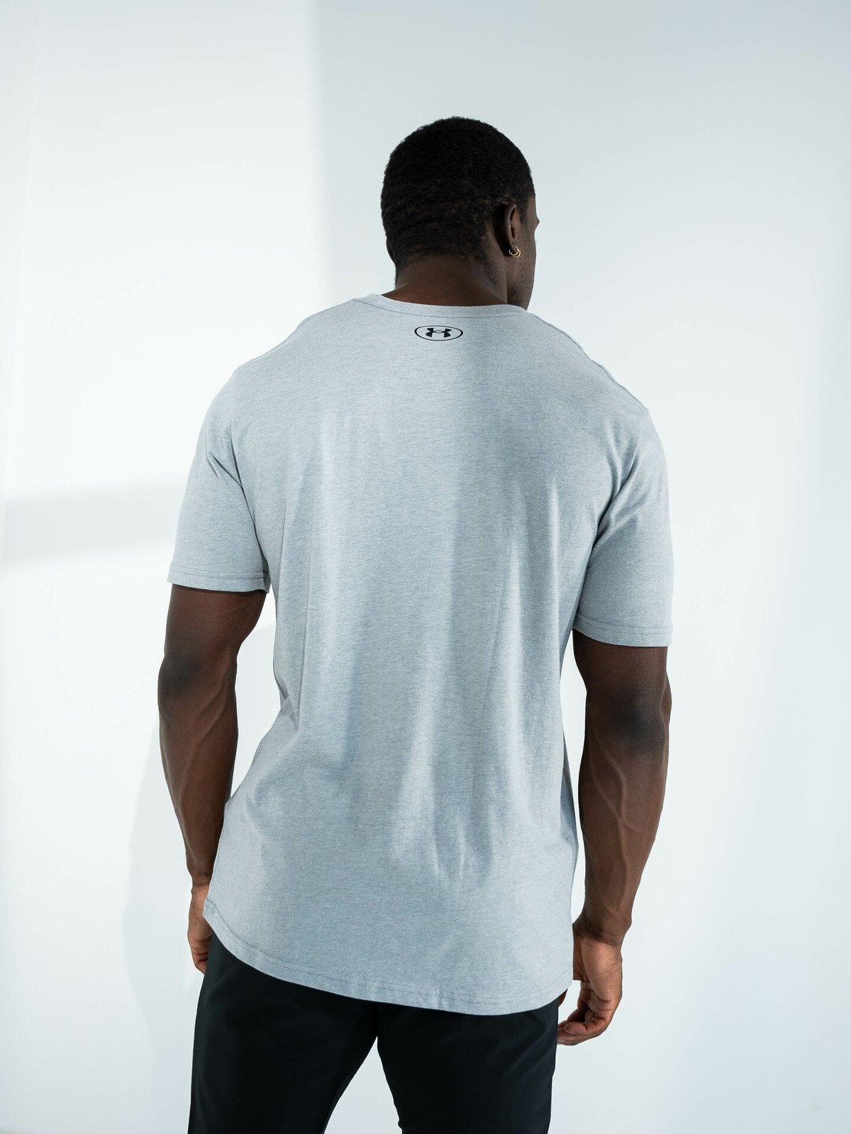 Under Armour Sportstyle Logo Short Sleeve Steel Light Heather / Black