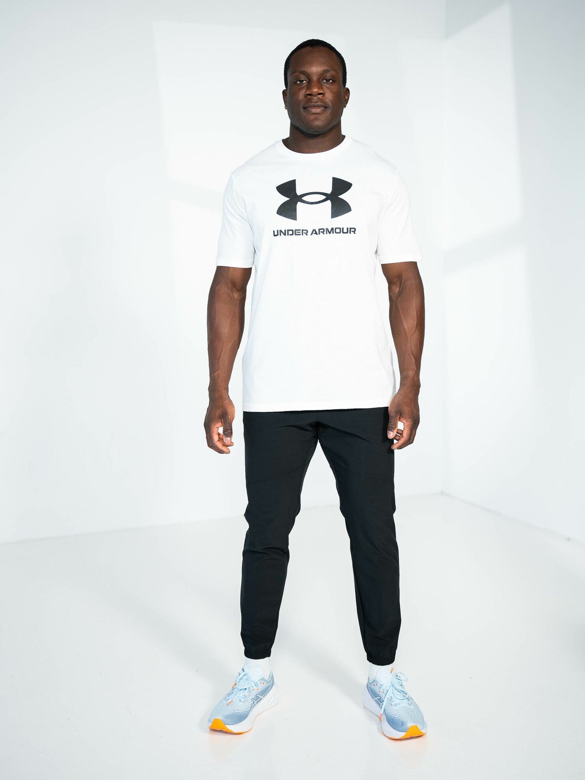 Under Armour Sportstyle Logo Short Sleeve White / Black
