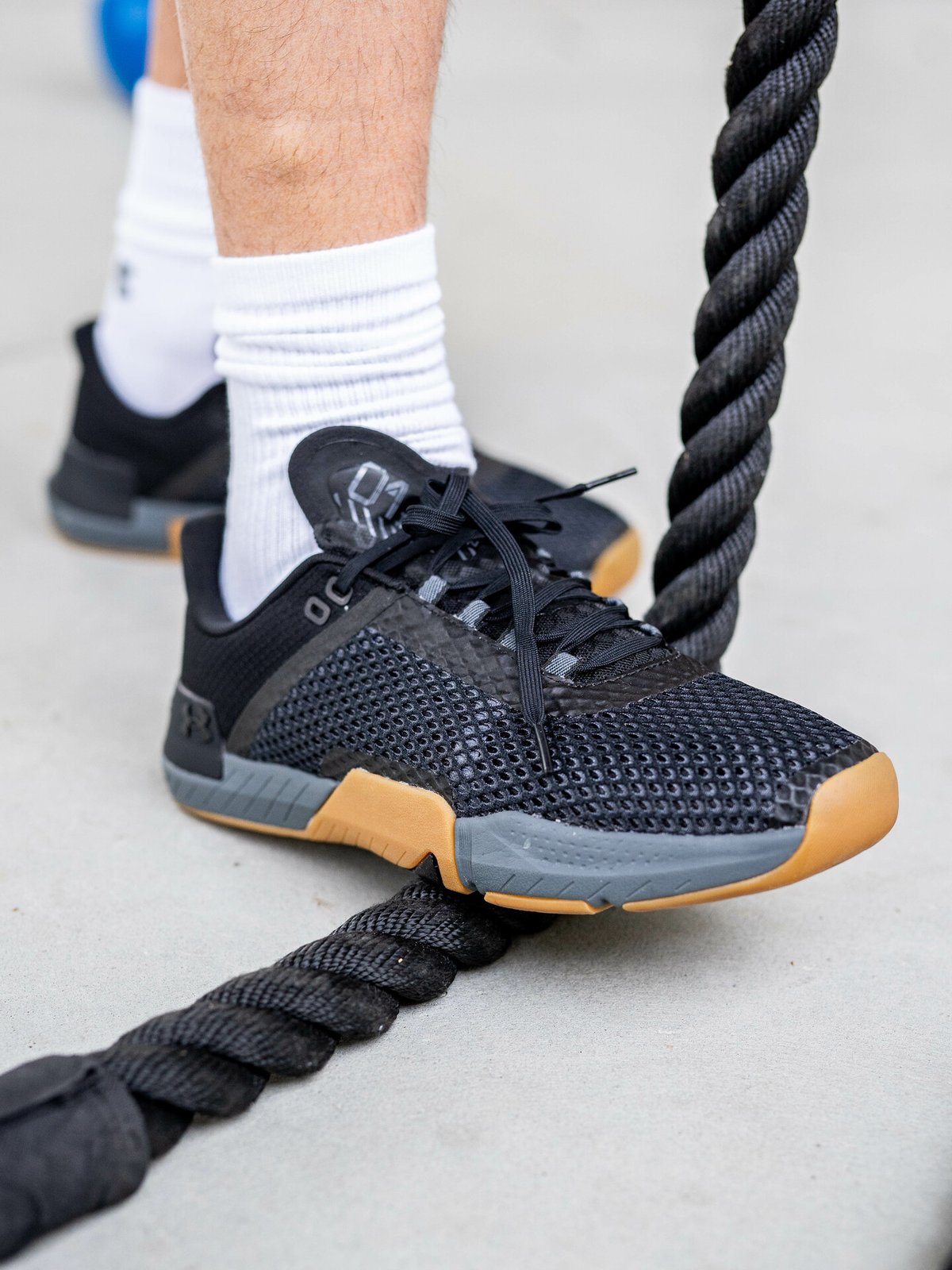 Under Armour UA TriBase Reign 4 Black / Pitch Gray