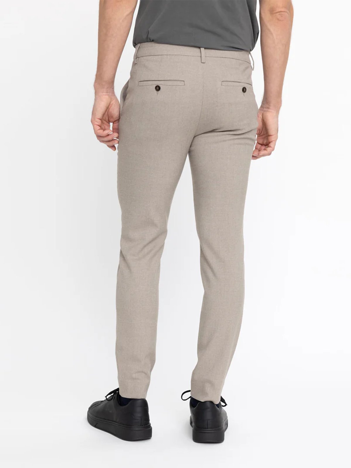 Plain Units Josh Dark Sand Melange