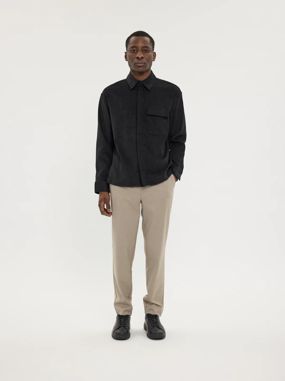 Plain Units Theo Dark Sand Melange