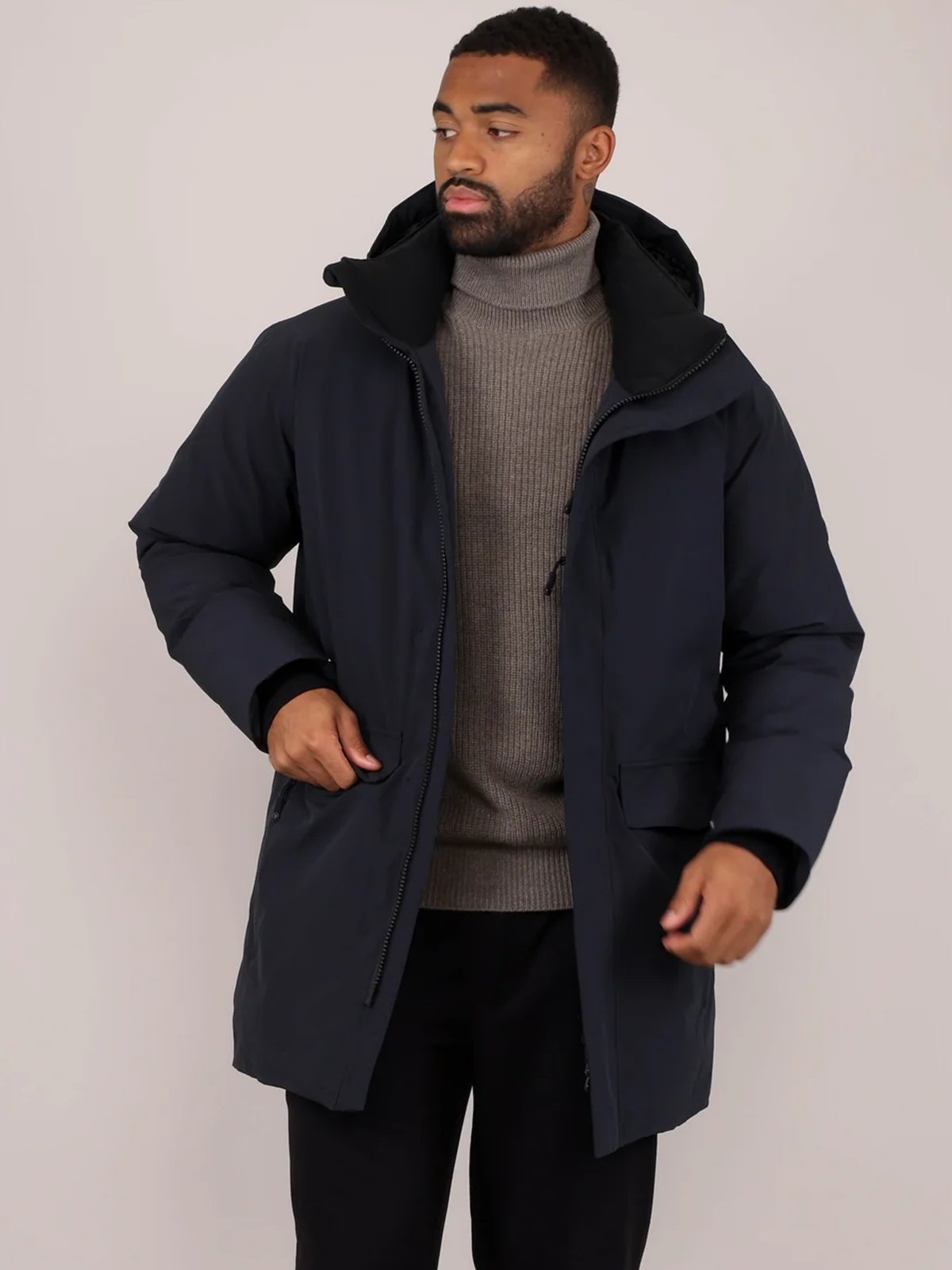 Urban Pioneers Winsor Down Parka Blue Graphite
