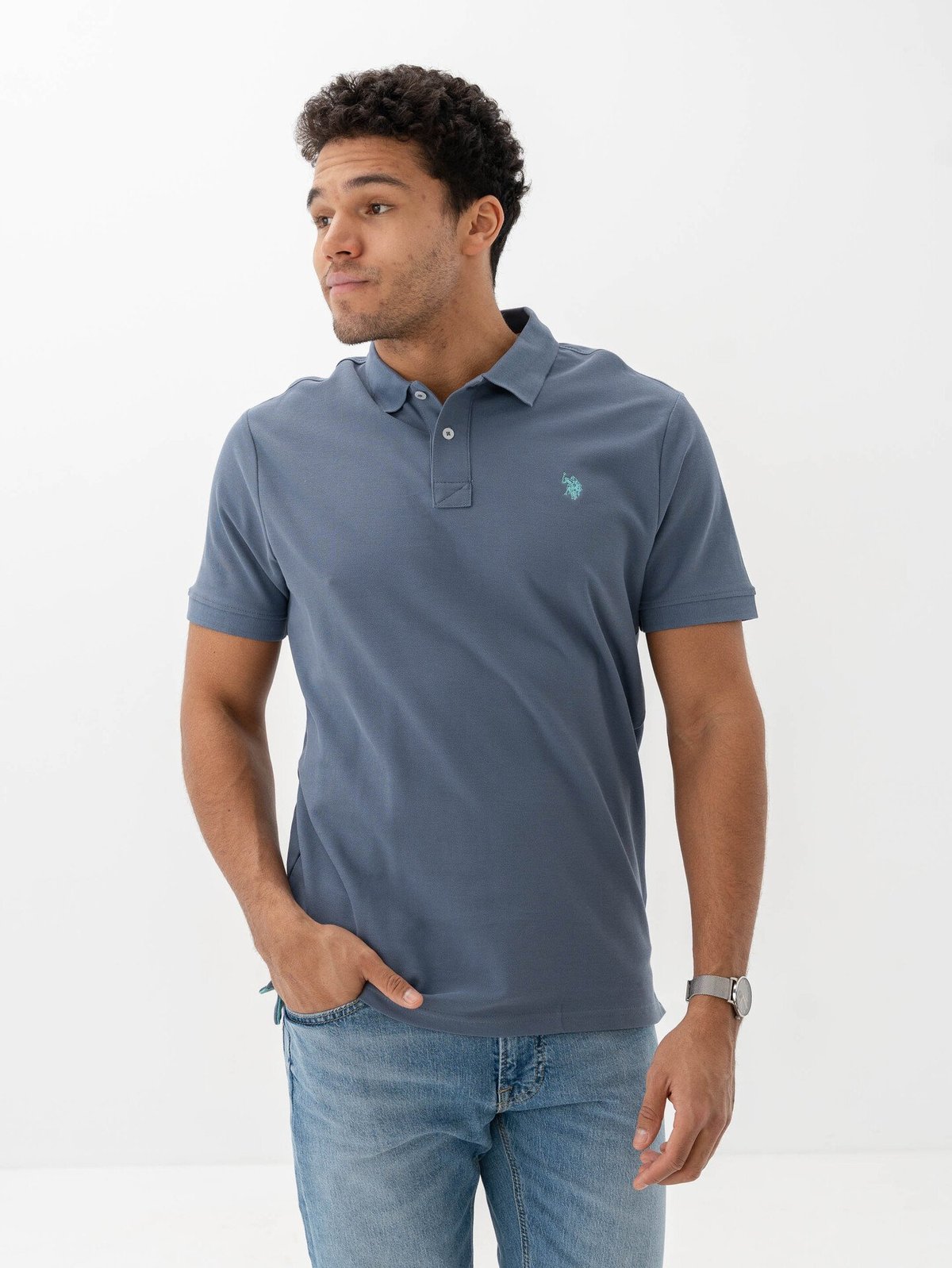 U.S. Polo Assn. Alfred Polo China Blue