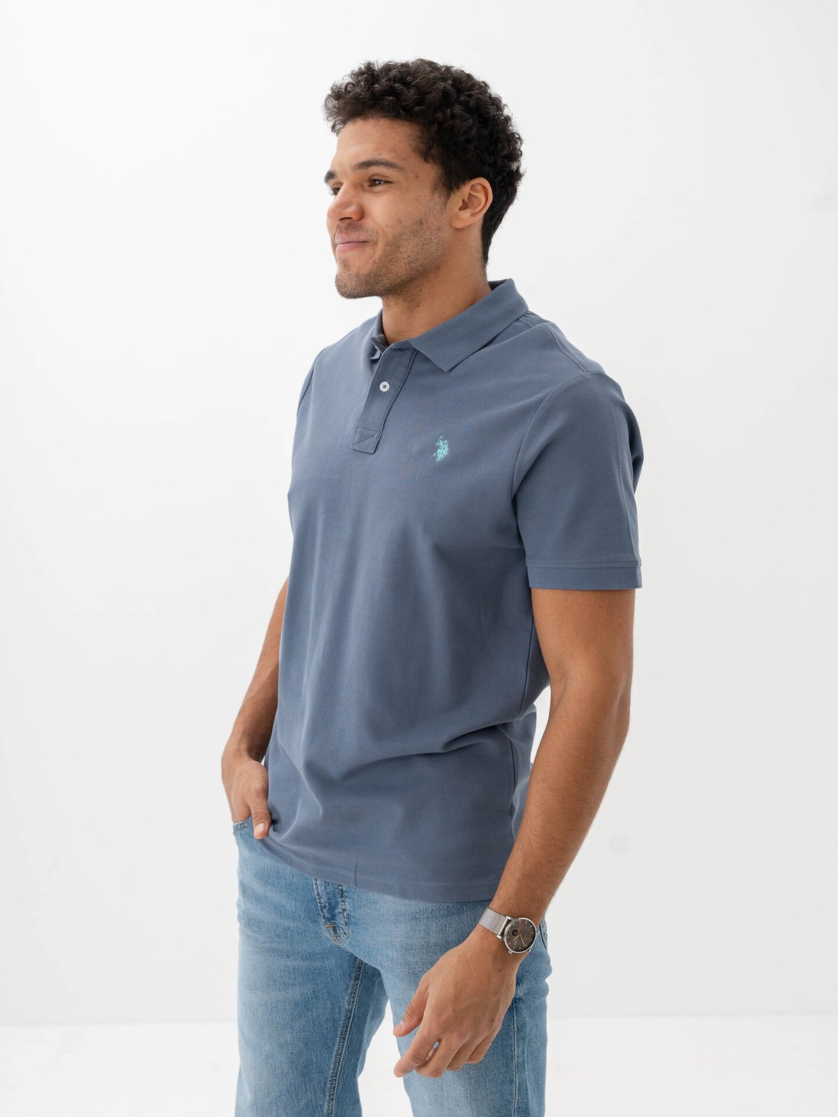 U.S. Polo Assn. Alfred Polo China Blue