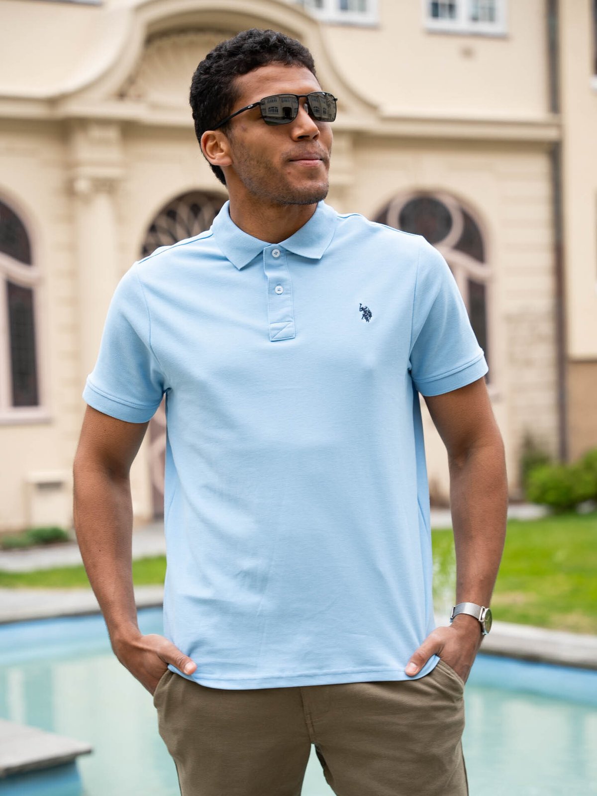 U.S. Polo Assn. Alfred Polo Placid Blue