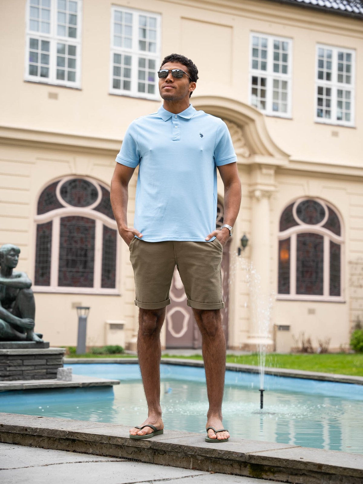 U.S. Polo Assn. Alfred Polo Placid Blue