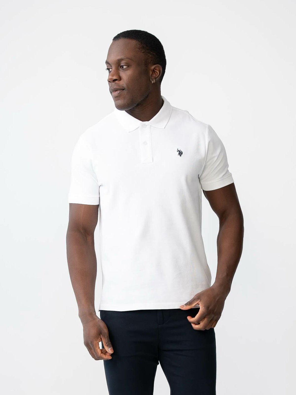 U.S. Polo Assn. Alfred Polo White