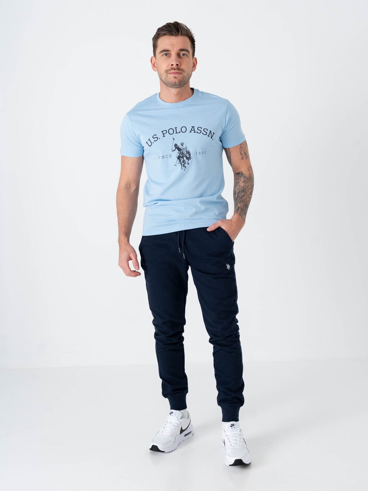 U.S. Polo Assn. Archibald T-shirt Placid Blue