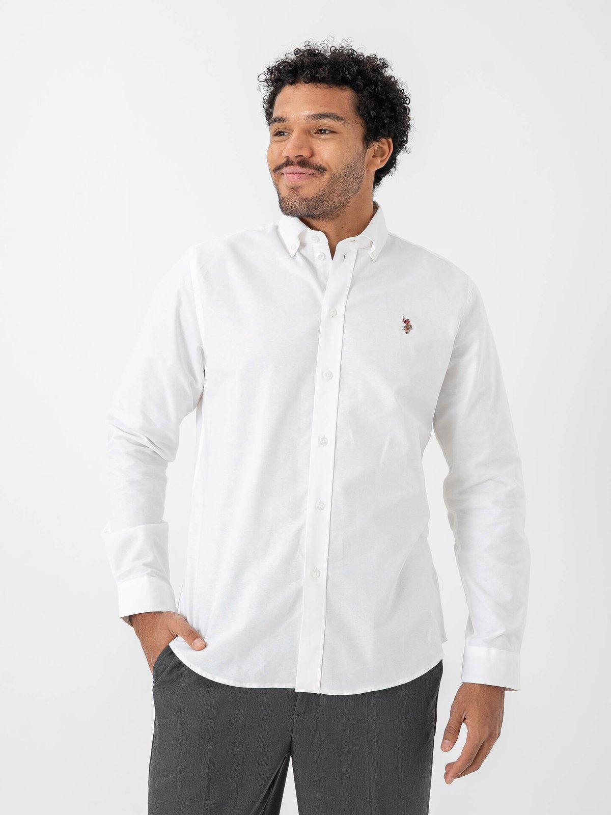U.S. Polo Assn. Armin Oxford Regular Shirt White