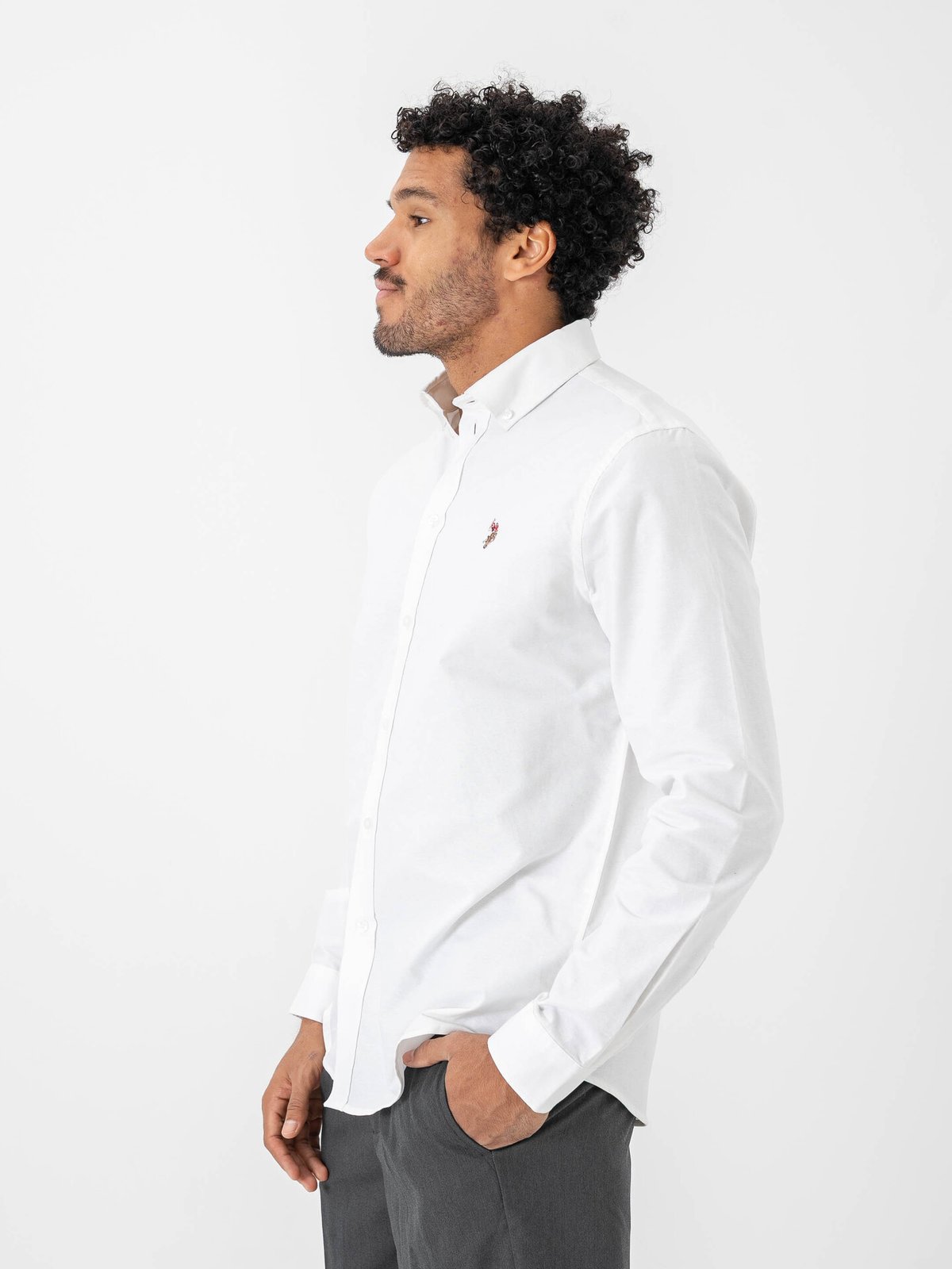 U.S. Polo Assn. Armin Oxford Regular Shirt White