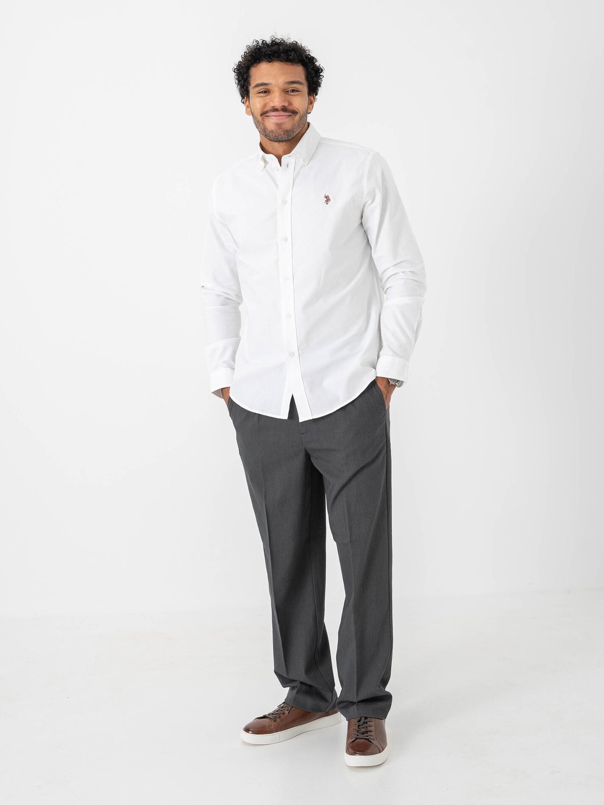 U.S. Polo Assn. Armin Oxford Regular Shirt White