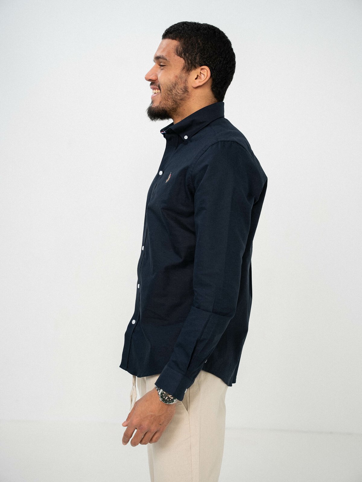 U.S. Polo Assn. Armin Oxford Regular Shirt Dark Sapphire